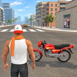 Indian Bike Driving City Crime 아이콘