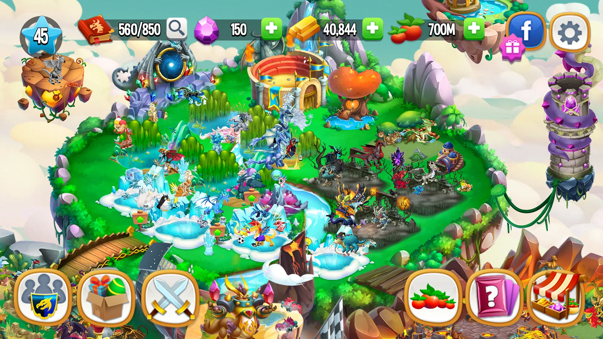 Dragon City: Mobile Adventure screenshot
